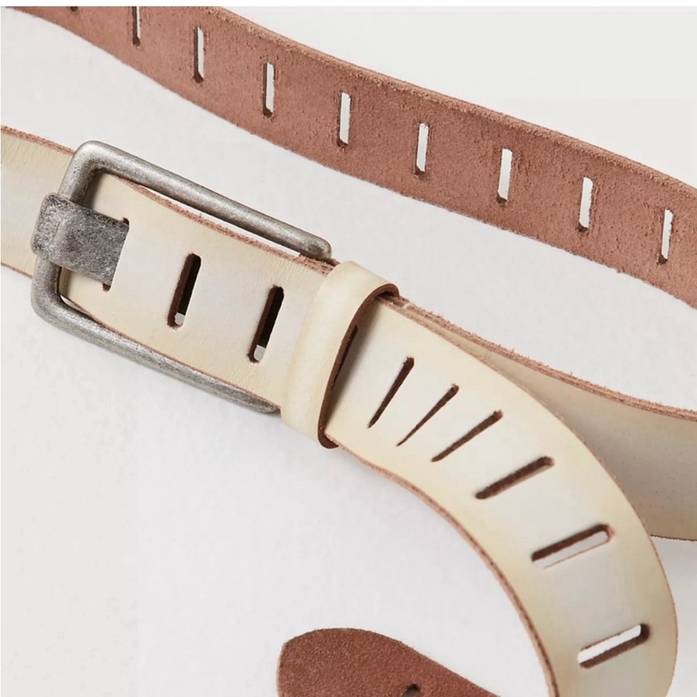 We The Free Jona Belt Ivory Leather M/L